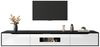 REDOM TV-Schrank 80x35x30 cm, mit intelligentem Farbwechsel-LED (Packung, 1-St, in Hochglanz Schwarz-Weiß, inkl. USB-Anschluss) Wandmontiert – schafft moderne Akzente und stimmungsvolles Licht Bild 5