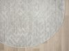 Teppich TURA-2 rund Creme-Grau 120 x 120 cm Bild 5