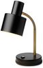 Halo Design 746927 Vogue Tischleuchte Schwarz Messing E27 Bild 1