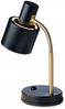 Halo Design 746927 Vogue Tischleuchte Schwarz Messing E27 Bild 3