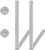 vidaXL Teleskopische Tischbeine 4 Stk. Edelstahl 710-1100 mm 3051487 Bild 3