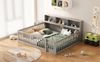 Bett 140x200 cm mit Stauraum und Lattenrost – Kiefernholz, kindgerechtes und vielseitiges Design Bild 4