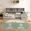Bett 140x200 cm mit Stauraum und Lattenrost – Kiefernholz, kindgerechtes und vielseitiges Design Bild 5