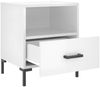 vidaXL Nachttische 2 Stk. Hochglanz-Weiß 40x35x47,5 cm Holzwerkstoff 827441 Bild 5