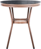 Outdoor Bistrotisch RIFREDDO 70 cm 70 cm Sicherheitsglas Grau Bild 4