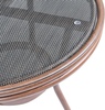 Outdoor Bistrotisch RIFREDDO 70 cm 70 cm Sicherheitsglas Grau Bild 5