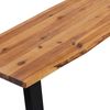 vidaXL Sitzbank Akazienholz Massiv 145 cm 245687 Bild 4