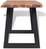 vidaXL Sitzbank Akazienholz Massiv 145 cm 245687 Bild 3