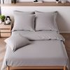 Cozyor Bettwäsche extra dick, weich, top Reissverschluss 135x200 155x200 155x220 200x200, Mikrofaser, 2 teilig, hellgrau Moonlight, Bettbezug+Kissenbezug 80x80, für Allergiker, weich Bild 4