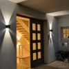 s.luce Ixa LED Wandlampe mit Bewegungsmelder Anthrazit Bild 3