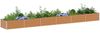 vidaXL Hochbeet Hellbraun 600 x 80 x 45 cm Verzinkter Stahl 42017342 Bild 3