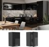Hängeschrank R-Line Schwarz Hochglanz 40 cm Vicco Bild 2