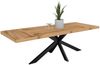 Esstisch Elgin 2 175-275x80x100 Holzwerkstoff Schwarz/Wotan Eiche Bild 2