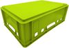3x BURI Fleischkiste E2 Hellgrün 60 x 40 x 20 cm Lagerkiste, Meischkiste, Metzgerkiste Eurobox aus Deutschland lebensmittelecht, robust, stapelbar Bild 4