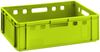 3x BURI Fleischkiste E2 Hellgrün 60 x 40 x 20 cm Lagerkiste, Meischkiste, Metzgerkiste Eurobox aus Deutschland lebensmittelecht, robust, stapelbar Bild 5