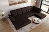 99rooms Toscana Wohnlandschaft Velours VOGUE Braun Links Bild 3