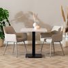 Bronx71 Bistrotisch Nils quadratisch beige Melamin 70x70x77 cm Bild 4