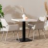 Bronx71 Bistrotisch Nils quadratisch beige Melamin 70x70x77 cm Bild 2