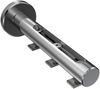 Innenlauf-Gardinenstangen-Set Siteno Santo 120 cm, 3-läufig, 20 mm Ø Chrom Bild 5