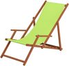 Sonnenliege Liegestuhl pistazie Fußteil Gartenliege Holz Deckchair Strandstuhl Gartenmöbel 10-306 F Bild 3