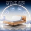 Lattenrost Elektrischer verstellbarer Lattenrost 90 x 200, FLEXISPOT, 0-60° verstellbar, ultraflach 70 mm,leise <50 dHB, 2-Tasten-Handsteuerung, Anti-Rutsch-System,ideal als Geschenk für Senioren & Liebe Bild 2