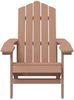 vidaXL Adirondack-Gartenstühle 2 Stk. HDPE Braun 3095694 Bild 4