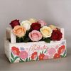 Herz & Heim Geschenkbox Pflanzkorb für Mama zu Muttertag - Geschenkkorb für Muttertagsgeschenk, aus Holz, mit Aufdruck Bild 3