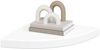 Bücherregal Wand 4 pcs, Eck-Schweberegale Weiß 35 x 35 x 3,8 cm MDF Bild 4