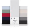 Blumtal® Spannbettlaken für Topper 100x200 cm Basics Jersey - Bettlaken 100x200 cm aus 100% Baumwolle - Oeko-TEX zertifiziertes Spannbetttuch 100x200 - Topper Spannbettlaken 100x200 - Betttuch - Weiß Bild 4