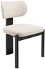 Vente-unique - WILANA Stuhl Stoff BeigeBeige - B 60 cm x H 85 cm x L 56 cm Bild 4