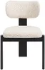 Vente-unique - WILANA Stuhl Stoff BeigeBeige - B 60 cm x H 85 cm x L 56 cm Bild 3