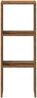 vidaXL Bücherregal Stapelbar Altholz-Optik 30x30x80 cm Holzwerkstoff 858817 Bild 4