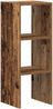 vidaXL Bücherregal Stapelbar Altholz-Optik 30x30x80 cm Holzwerkstoff 858817 Bild 2