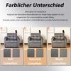 Merax 3-in-1 Ausziehbares Einzel-Schlafsofa – Mit Getränkehaltern und Handyhalter, Sofa-Liegestuhl, Schlafstuhl, Sessel, Dunkelgrau Bild 5