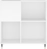 vidaXL Plattenschrank Weiß 84,5x38x89 cm Holzwerkstoff 831764 Bild 4