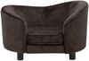 vidaXL Hundesofa, Braun, Plüsch, 40 x 49 x 69 cm Bild 2