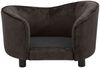 vidaXL Hundesofa, Braun, Plüsch, 40 x 49 x 69 cm Bild 3