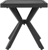Outdoor Seitentisch Aluminium Quadrat, 45x45x47 cm, Dunkelbraun Bild 4