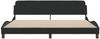 vidaXL Bettgestell "Dover" Schwarz 200x200 cm Samt 373254 Bild 4