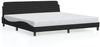 vidaXL Bettgestell "Dover" Schwarz 200x200 cm Samt 373254 Bild 2