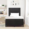 vidaXL LED Boxspringbett mit Kopfteil Schwarz 120 x 190 cm Samt 3343366 Bild 4