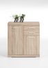 Kommode >BRISTOL 2< in Eiche Dekor - 80x89,9x34,9cm (BxHxT) Bild 2