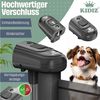 KIDIZ® Treppenschutzgitter Türschutzgitter ausziehbar bis 140/180cm | kindersicheres Treppengitter für Babys & Haustiere | Schutzgitter Treppen & Türen Absperrgitter inkl. Bodenanker & Montagezubehör Schwarz, 0-140cm Bild 3