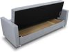 Schlafsofa Dave - Sofa mit Schlaffunktion und Bettkasten, Bett, Bettsofa, Schlafcouch (Gelb (Suedine 78)) Bild 3