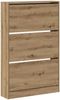 vidaXL Schuhschrank Artisan-Eiche 80 x 21 x 125,5 cm Holzwerkstoff 869103 Bild 2
