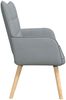vidaXL 2-Sitzer Sofa Hellgrau 115 x 61 x 87 cm Stoff 42028891 Bild 5