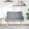 vidaXL 2-Sitzer Sofa Hellgrau 115 x 61 x 87 cm Stoff 42028891 Bild 3