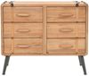 vidaXL Schubladenkommode Massivholz Tanne 91x35x73 cm 245774 Bild 2