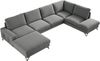 Wohnlandschaft Oddo U (Farbe: Verita 88, Seite: Links - L1F+L2F+R3F) Bild 2