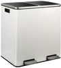 TLGREEN Mülleimer mit 2 Fächern, Abnehmbarer Innenlauf, Küchen Mülltrennsystem, 2x 30L, Pedal, Anti Fingerabdruck Bild 5